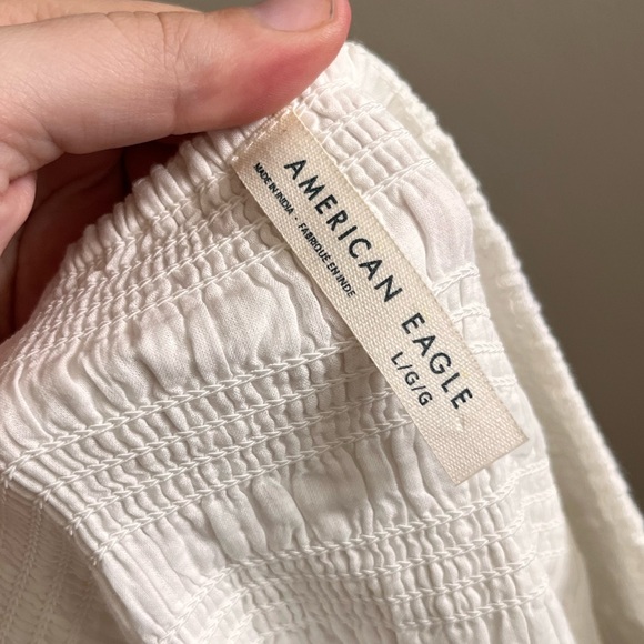 American Eagle Boho Midi Maxi Skirt‎ White Flowy Concert NWOT - Picture 6 of 6